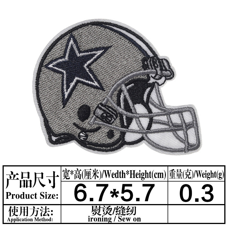 Wholesale  Team Logo Cloth Patch Sports DIY Patches